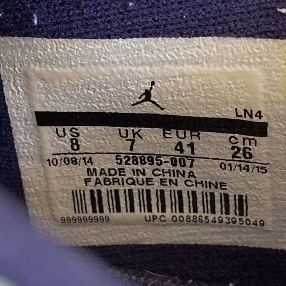 Nike Air‎ Jordan Retro 11 Low Georgetown 528895-007 Blue Grey Mens Size 8 “2015”